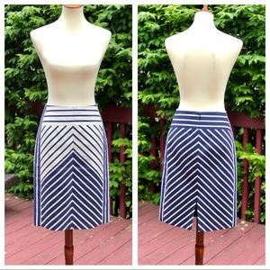J.Crew Chevron Pencil Skirt